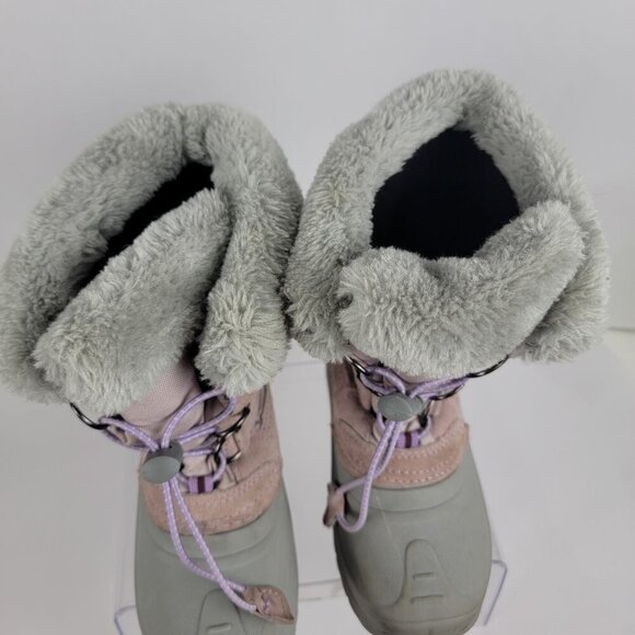 Totes Grey Pink Toddler Girls 13 Waterproof Winter Snow Boots Sledding‎ Outdoor - Picture 4 of 10